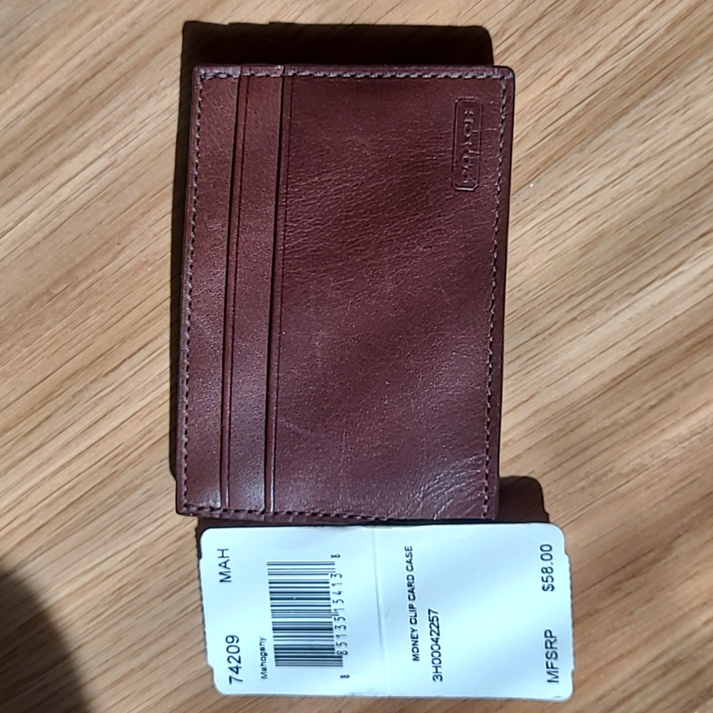 Coach Money Clip Wallet